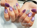 初回オフ無料春ネイル￥7000
