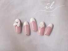 イル 神戸店/ラメ×フレンチネイル