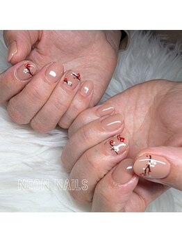 ネオン(neon)/ワンカラー+お任せアート