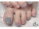 センスイネイル(Sensuinail)の写真/人気のくすみカラーで足元からおしゃれに！特別なフットネイル体験をあなたに◎