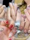 エント(Ento)の写真/ワンカラーにはパーツ2個までプレゼント！お値段変わらず◎2席のみのプライベートサロンでお得に可愛く♪