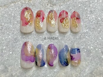 8(HACHI)/ニュアンスアートデザインネイル