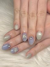 タムタムネイル 本厚木(Tam Tam Nail)/ワンカラー色、ストーン追加