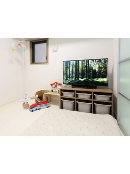 お子様同伴OKのサロン