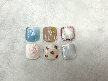 ルルム メゾン カミス(LULUMU maison kamisu)/【Aoi】フットネイルデザイン