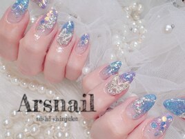 パープルブルーネイル