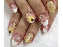 ダブルネイル(Double Nail)/ひまわりネイル☆