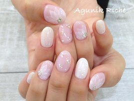 【水彩ネイル】