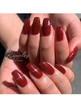 リップルズ(Ripples)/先取り秋ネイル