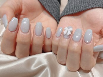 フルゥ エビス(fl EBISU.)/ワンカラー/リボンネイル