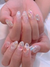 ダリア 西大寺本店(DAHLIA)/オーロラネイル♪