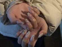 リヘッドモエカネイル(reHEAD/moeka nail)/長さ出し　10本design ¥13250
