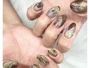 鉱物ニュアンスネイル