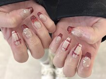 サンジュウヨン(34)/チェックネイル　パラジェル