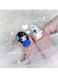 空詩かれんちゃんネイル 3D