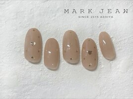 265.ハートホロ ゴールド ドット