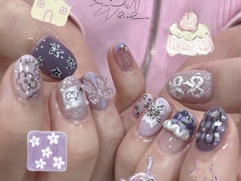 ロンロンネ 高田馬場(ronronne.)/【HAND】定額シンプル アート