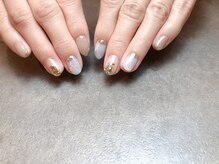 ネイルアイルーム トテ(tote.)/ブルー大理石