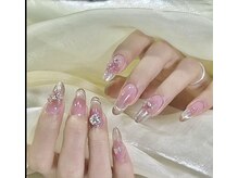 バイムーンサロン(By Moon Salon)/マグネットフレンチネイル