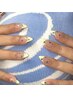 《HAND》【10本長さ出し】[カラグラ/フレンチ/アート4本]上品デザインコース