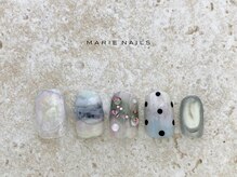 マリーネイルズ 表参道店(MARIE NAILS)/定額¥7700 ニュアンス 0509c