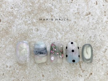 マリーネイルズ 表参道店(MARIE NAILS)/定額¥7700 ニュアンス 0509c
