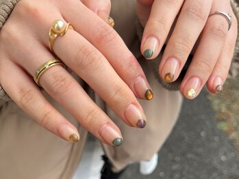 フォイ(foi.)の写真/当店・他店共にずっと付け替えオフは無料◎ニュアンス～トレンドネイル・個性派さんでも理想の指先へ★