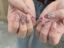 アイミーモア 国立店(aimer more)/ピンクラメ×ミラーハート