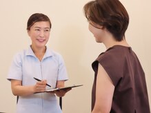 シフク鍼灸整体院/カウンセリング風景