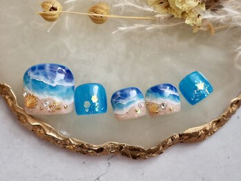 手書きオーシャンネイル/Rocher