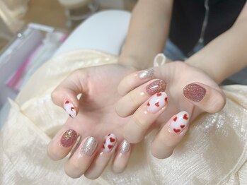 持ち込みハートネイル