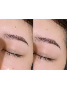 アイブロウメニューがあるサロン