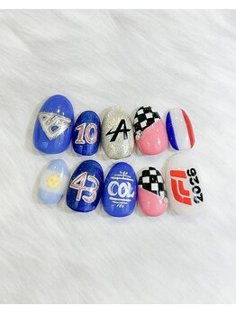 キュント(Qun’t)/F1イベント参戦用ネイルチップ