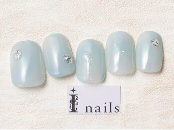 アイネイルズ 池袋店(I-nails)/ライトブルーニュアンス