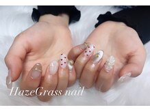 ハズグラスネイル(Haze Grass nail)/ハートネイル