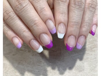 ビュー バイ ネオリーブ 用賀店(beau'r by neolive)/ホワイトパープルフレンチk