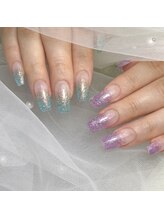 ネイルズ ヒマワリ(Nails Himawari)/【前田担当】ラメグラデーション