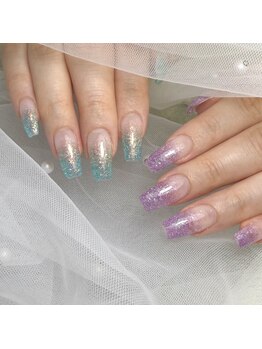 ネイルズ ヒマワリ(Nails Himawari)/【前田担当】ラメグラデーション