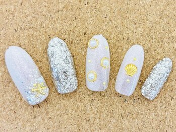 ネイルエイム(Nail eim)/夏★ラメ★貝殻★ヒトデ★海