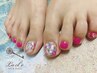 〈ご新規様オフ込み☆〉フットアート＊2本〈お持ち込み＋￥550〉￥6600