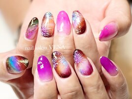 ネイルで打ち上げ花火！！