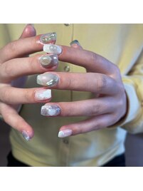 ブルー/ホワイト/ゴールド