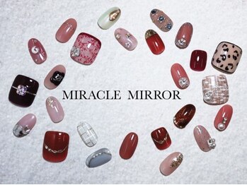 ミラクル ミラー(MIRACLE MIRROR)の写真/【初回オフ無料】季節やトレンドを取り入れた毎月変わるデザイン¥7980カラー変更追加料金なし♪