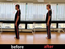 優しいソフト整体で美しいきれいな姿勢に改善します！
