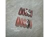 【オフ無料】韓国ネイル/ワンホンデザイン　¥8500