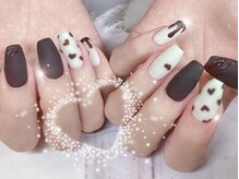 ハッピービューティー(Happy Beauty)/バレンタインチョコネイル