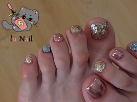 【フットネイル】ワンカラー