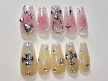 u.Neek【ユニーク】長さだし/スカルプ/定額/持ち込み/海外風/ベイビーブーマー/【スカルプ】定額デザイン