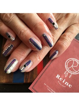 ネイルアンドアイラッシュ レーヌ(Reine)/豪華デザインアート