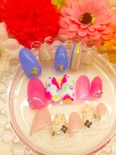 リュストゥール アンド フォンス(Lustr'e&fons)/フラワーネイル